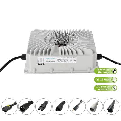 12V 50A 72V 16A 48v 25A Lithium-ion Lead-Acid Battery Waterproof Marine Automatic Battery Charger